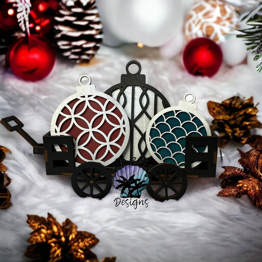 Ornament Trio Wagon Set