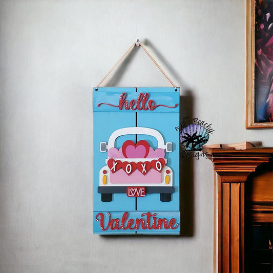 Valentines Pallet Door Hanger