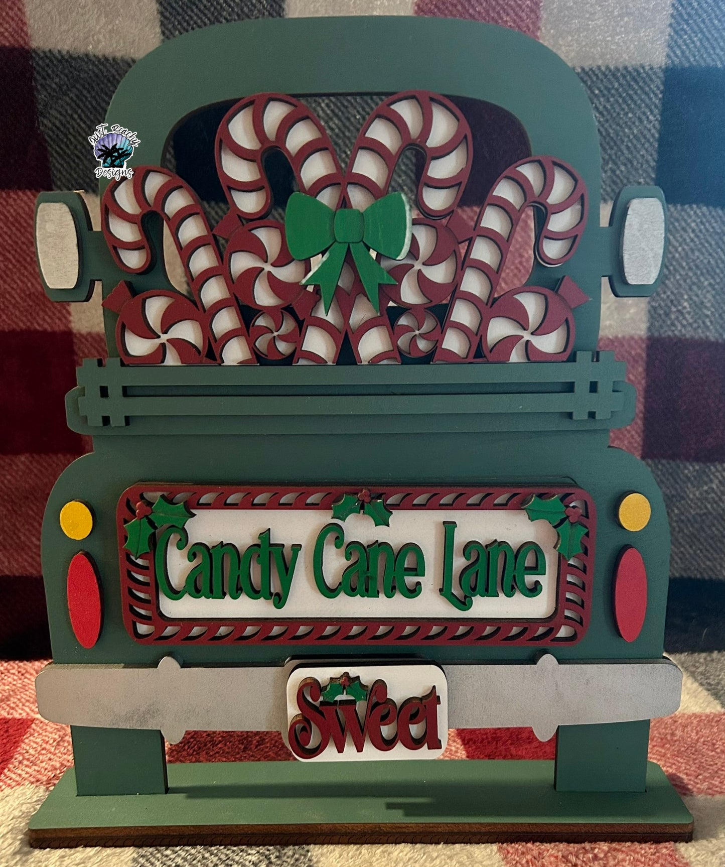 Candy Cane Lane Truck Insert