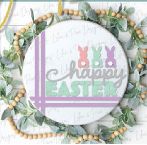 Happy Easter Trio Door Hanger