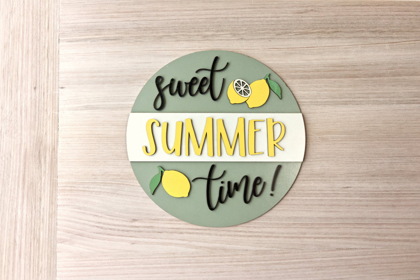 Sweet Summer Time Door Hanger