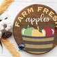 Farm Fresh Apples Door Hanger