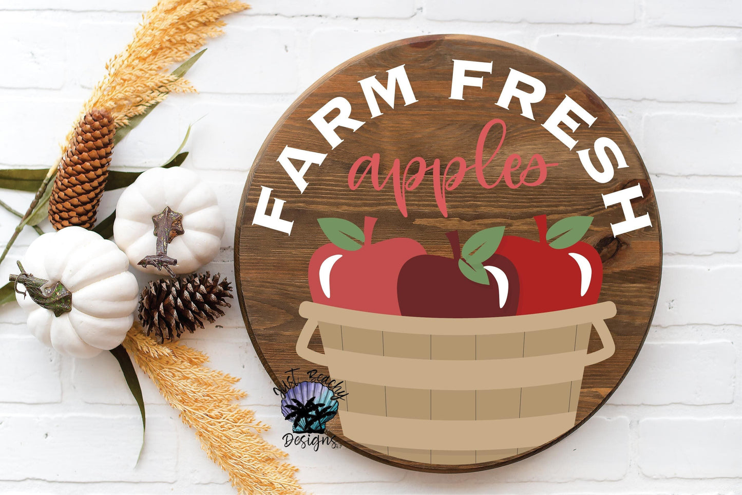 Farm Fresh Apples Door Hanger