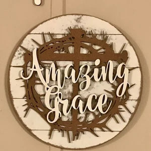 Amazing Grace Door Hanger